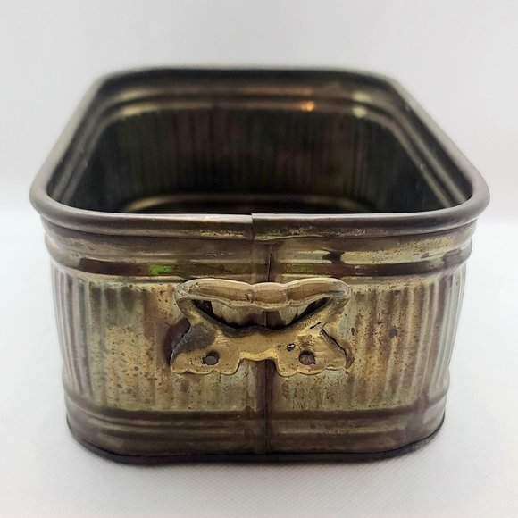 Vintage Brass Planter - Picture 3 of 5